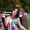 Fourth of July Headband - Red White Blue American Flag Headband - USA Headbands for 4th of July Party Decorations - Red White and Blue Decorations